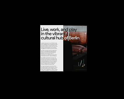 Berlin Calling / UI Concept berlin design rent ui web webdesign website