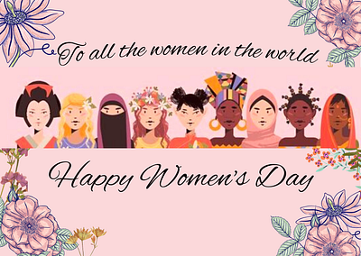 Happy Women's Day Poster canva poster