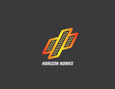 Horizon Homes branding graphic design logo