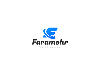 Faramehr Travel agency ariplane branding design experience faramehr logo see seestudio studio ticket travel user