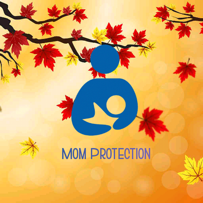 Mom Protection animation graphic design logo