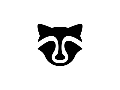 Raccoon Head Logo abstract animal animal logo design graphic design icon iconic logo logo design logodesign minimal minimalist logo pet pet logo raccoon raccoon logo