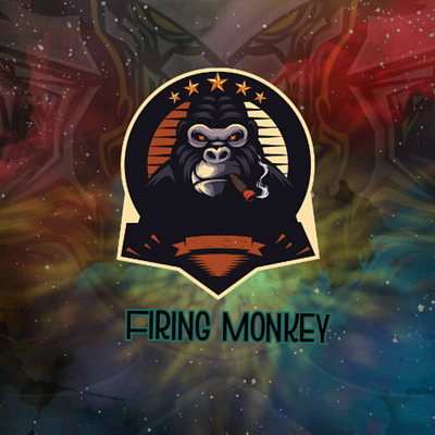 Firing Monkey branding graphic design logo
