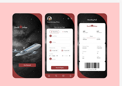 Boarding Pass app dailyui dailyuichallenge design ui ux vector