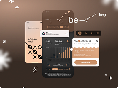 be__long iOS app app belong bitcoin chart charts crypto dashboard design graphic design graphs investment ios mgdesign money native stock tags ui user interface ux
