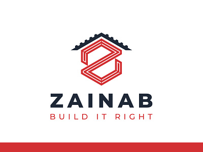 Eye-Catching Logo for Zainab Building Materials Company LLC branding branding design graphic design logo logo design minimalist logo minimalist logo design modern minimalist logo