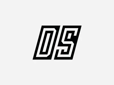 DS09 bold digits football grid icon inline jersey kit number lettering logo monogram negative space numbers player premier league sharp soccer square striker typography