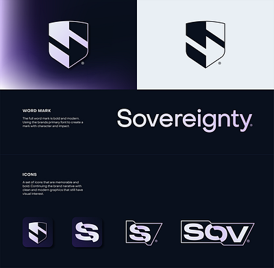 Sovereignty (cypto) / Brand identity branding design graphic design illustration logo typography vector