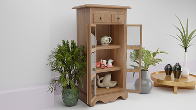 Cabinet made in Blender. 3d 3d ad architectural architectural design blender design graphic design illustration product advertisement product design