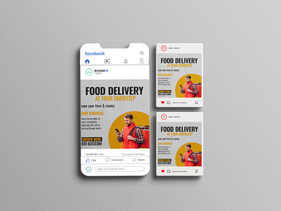 social media post design app branding creativedesign delivery design designer graphic design inspiration logo mockups post postdesign socialmedia socialmediadesign typeface typography ui