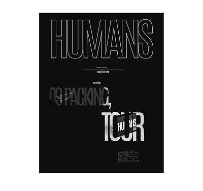 HUMANS design graphic design typography ui web web design