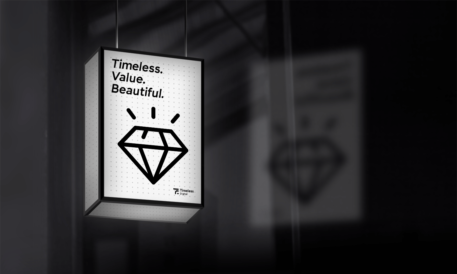 Poster Design for Timeless Digital 🌍 brand creation branding designstudio digital icon motion graphics poster