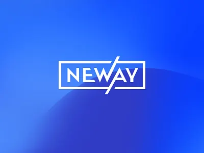 Шрифтовой логотип / Font logo: "NEWAY" branding graphic design logo