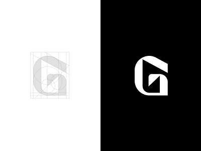 G mark abstract brand branding design elegant g geometrical geometry graphic design letter logo logo design logodesign logotype mark minimalism minimalistic modern sign vector