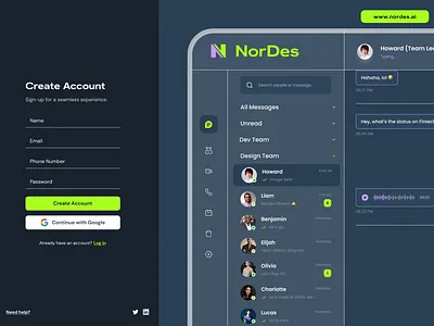 Web App Sign-Up Screen Design app app design chat app create account design landing page login messaging app register sign up ui uiux user experience user interface ux writing web app web design website