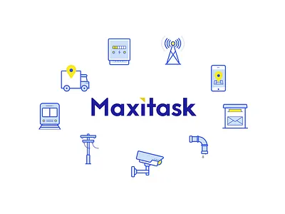 Maxitask Icons animation 2d after effects animation graphic design icon illustration logo motion graphics vector