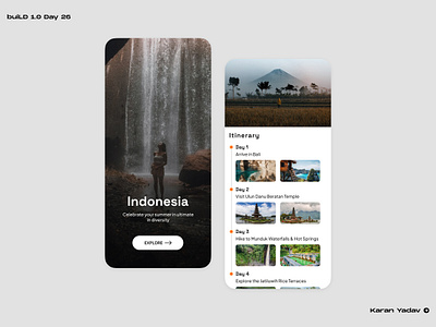 Itinerary App build design designdrug figma ui ui design watchmegrow