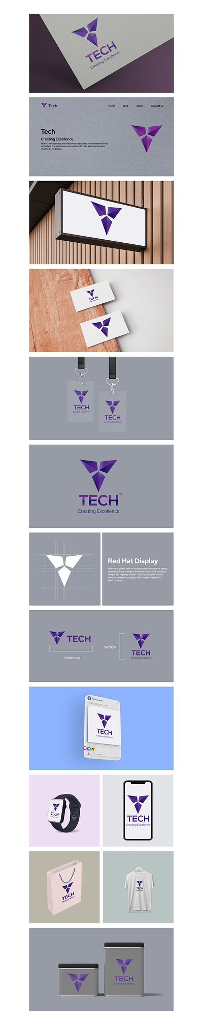Branding- Tech(Creating Excellence) branding design graphic design icon ill illustration interface logo ui user interface ux vector vis visualdesign web