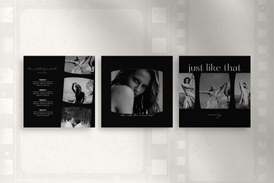 Film Frame Instagram Post Templates CANVA behance branding bundle canva canva design canva template design film film frame frame illustration logo picture frame ui