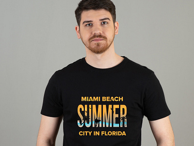 Summer T-shirt Design custom t shirt design illustration summer t shirt design t shirt design typography t shirt