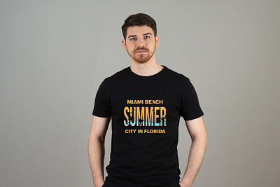 Summer T-shirt Design custom t shirt design illustration summer t shirt design t shirt design typography t shirt