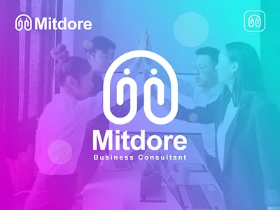 Mitdore - M logo, M consultant logo, M letter, Branding app branding consulting logo design gradient logo identity letter logo logo design m consulting logo m letter logo m logo m meeting logo modern logo stsohan tech logo technology logo trendy logo ui website