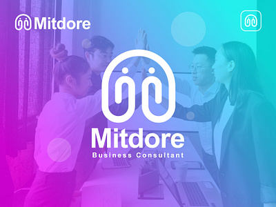 Mitdore app branding consulting logo design gradient logo identity letter logo logo design m consulting logo m letter logo m logo m meeting logo modern logo stsohan tech logo technology logo trendy logo ui website