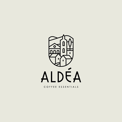 ALDEA COFFEE - LOGO DESIGN branding design graphic design illustration logo typography vector