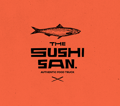 THE SUSHI SAN - LOGO DESIGN branding design graphic design logo typography