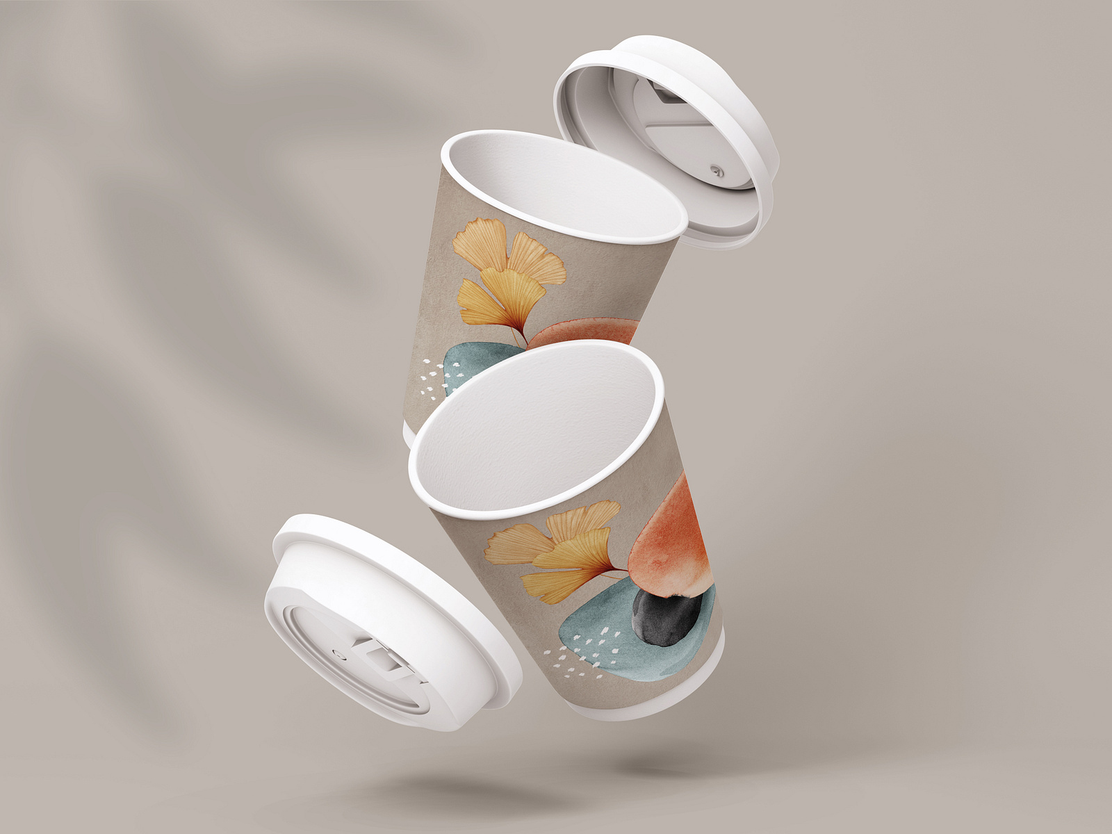 Modern Abstract Art Paper Cup Print by fei long on Dribbble