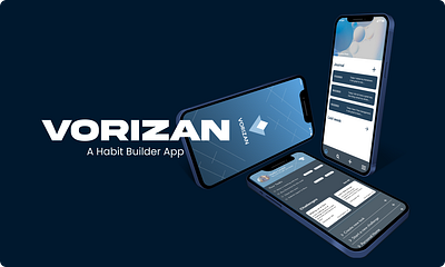 VORIZAN: A Task organizer and habit builder application app case study design mobile app ui uiux ux web design