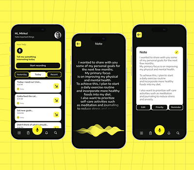 Mobile application for speech synthesis app branding design mobile speech speech synthesis ui ux