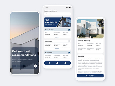Real estate application apartment banking creative design downpayment estate furniture home realestate renovation rent simple style styleguide ui ux