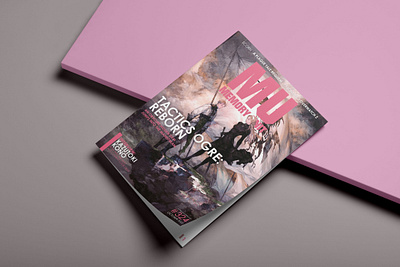 Videogame Magazine Cover Study branding design graphic design minimal ui ux