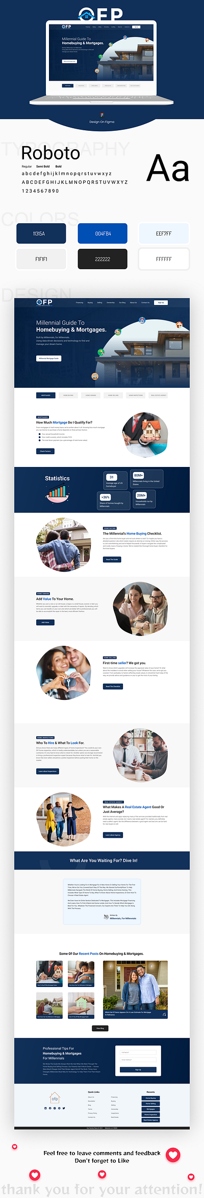 OFP | Homebuying & Mortgages Website Landing Page figma