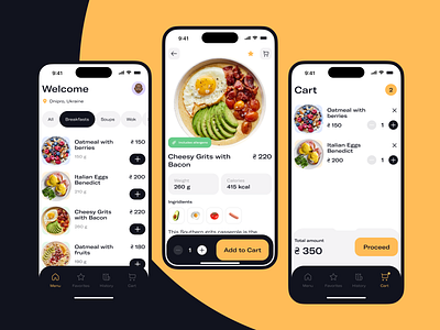 Food Delivery Mobile app app concept delivery design food mobile