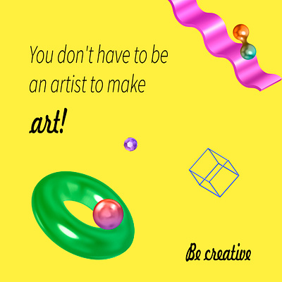 Be creative! adobe illustrator branding design graphic design illustration logo typography ux vector