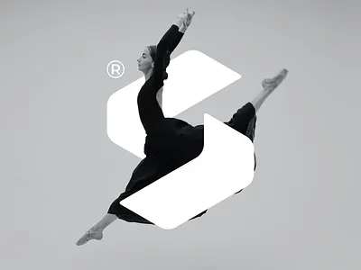 Sharken Logo Monogram app icon branding design flat icon logo monogram s simple logo