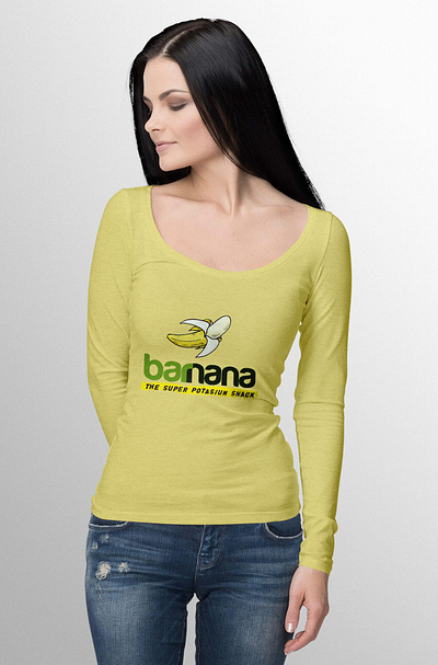 Banana snack - T shirt branding design graphic design illustration t shirt design