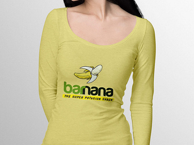 Banana snack - T shirt branding design graphic design illustration t shirt design