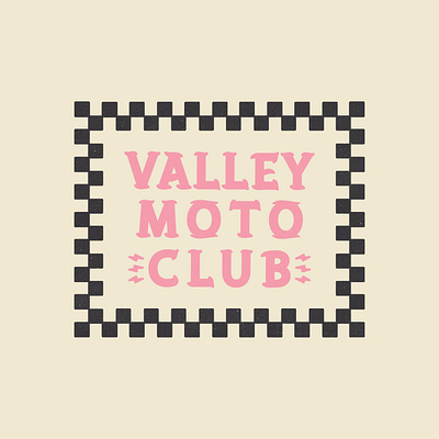 Valley Moto Club branding california design graphic design illustration logo west coast