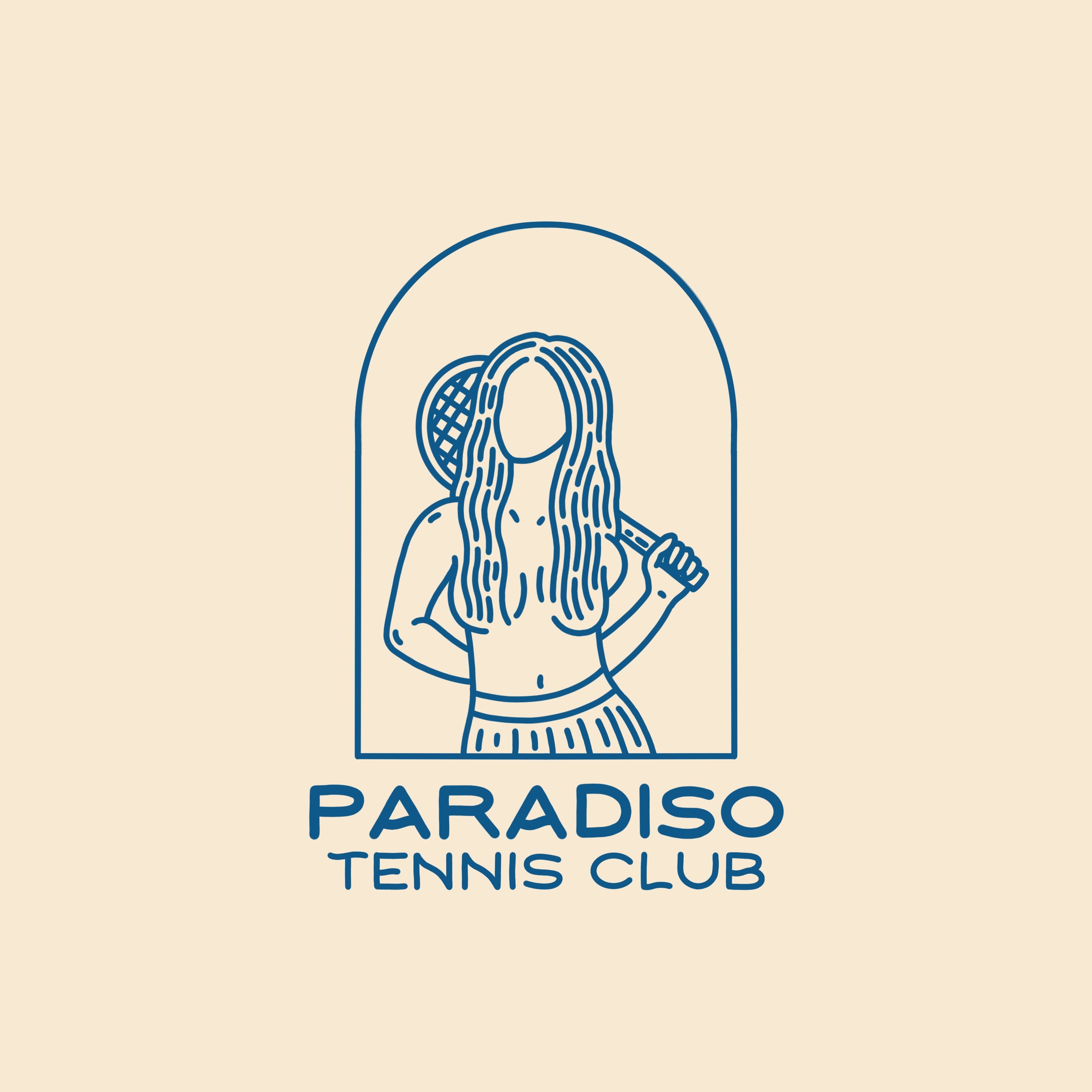 Tennis Club branding california design graphic design illustration logo west coast