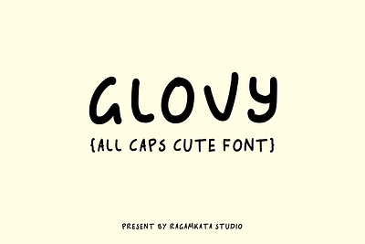 Glovy - All Caps Cute Font capital child childish cool cute font fun groovy handdrawn handwriting handwritten hipster ink kids messy pen sans sans serif sketches unique