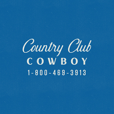 Country Club Cowboy branding california design graphic design illustration logo west coast