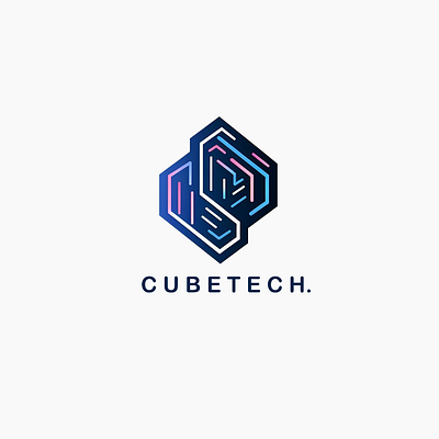 CUBETECH. app branding design graphic design illustration logo typography ui ux vector