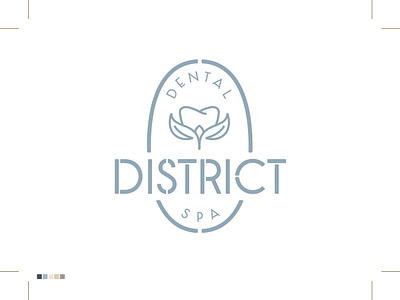 District Dental Spa Logo Design