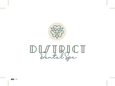 District Dental Spa Logo Design