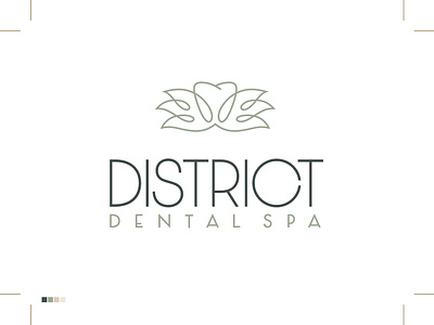 District Dental Spa Logo Design