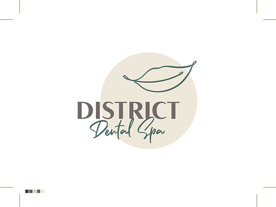 District Dental Spa Logo Design