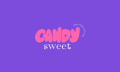 Candy Sweet – Logo Design art brand identity branding corporate identity design figma food graphic design illustration logo logo design mobile app packaging product design ui ux vector visual web design website